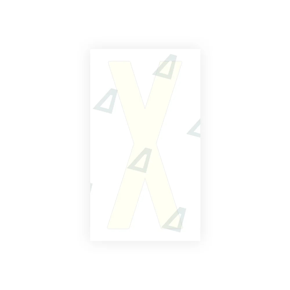 Nanofilm Ecoslick™ for US (South Dakota) Moto license plates - Symbol "X"