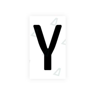Nanofilm Ecoslick™ für deutsche Nummernschilder - Symbol "Y"