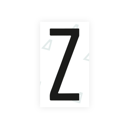 Nanofilm Ecoslick™ for mexican license plates - Symbol "Z"