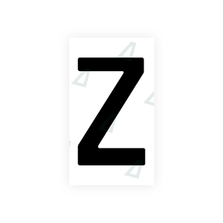 Nanofilm Ecoslick™ für deutsche Nummernschilder - Symbol "Z"