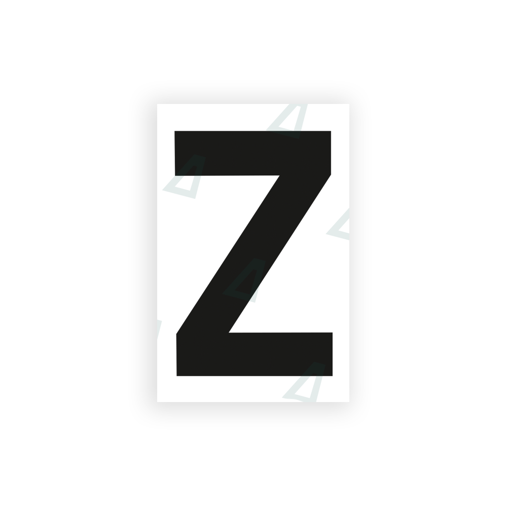 Nanofilm Ecoslick™ for UK license plates - Symbol "Z"