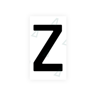 Nanofilm Ecoslick™ for bosnian license plates - Symbol "Z"