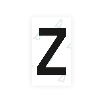 Nanofilm Ecoslick™ for dutch license plates - Symbol "Z"