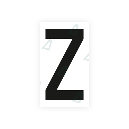 Nanofilm Ecoslick™ for czech license plates - Symbol "Z"