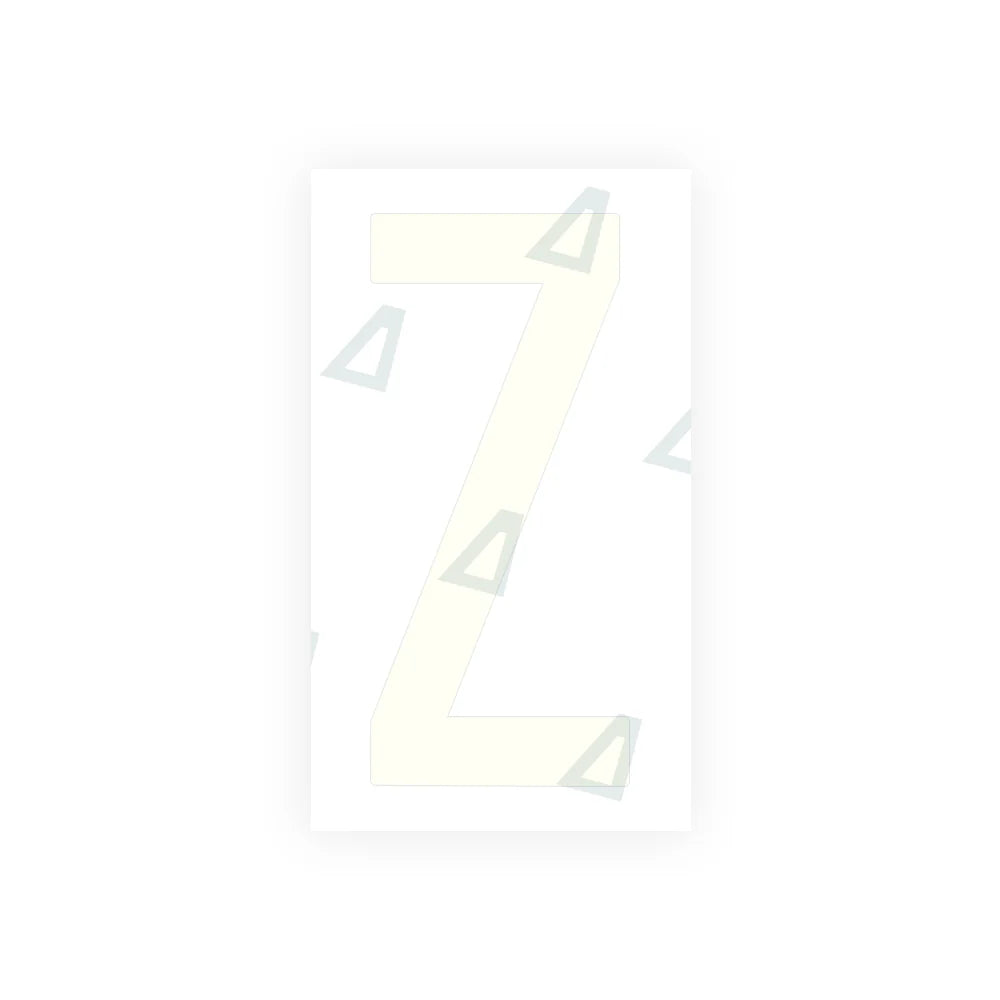 Nanofilm Ecoslick™ for US (South Dakota) Moto license plates - Symbol "Z"