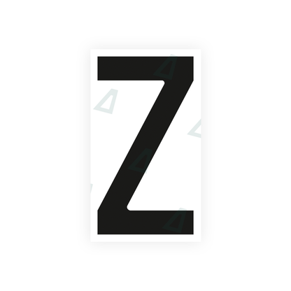 Nanofilm Ecoslick™ for french license plates - Symbol "Z"