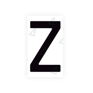 Nanofilm Ecoslick™ for spanish license plates - Symbol "Z"