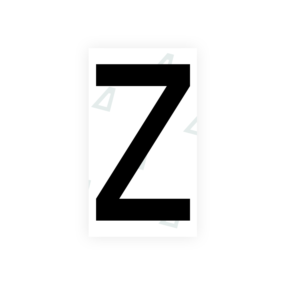 Nanofilm Ecoslick™ for greek license plates - Symbol "Z"