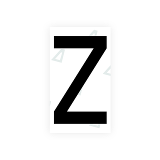 Nanofilm Ecoslick™ for greek license plates - Symbol "Z"