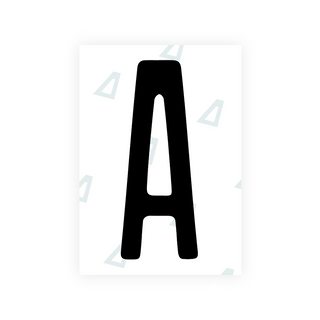 Nanofilm Ecoslick™ for US (Illinois) license plates - Symbol "A"