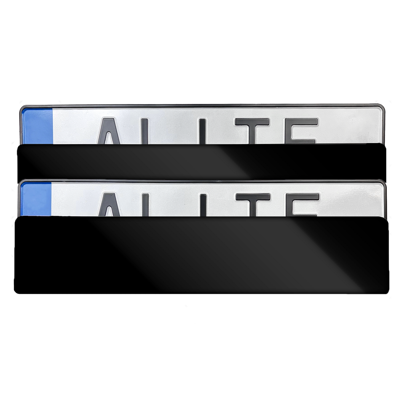 Alite Blackout License Plate Hider - Front and Rear kit (EU version)