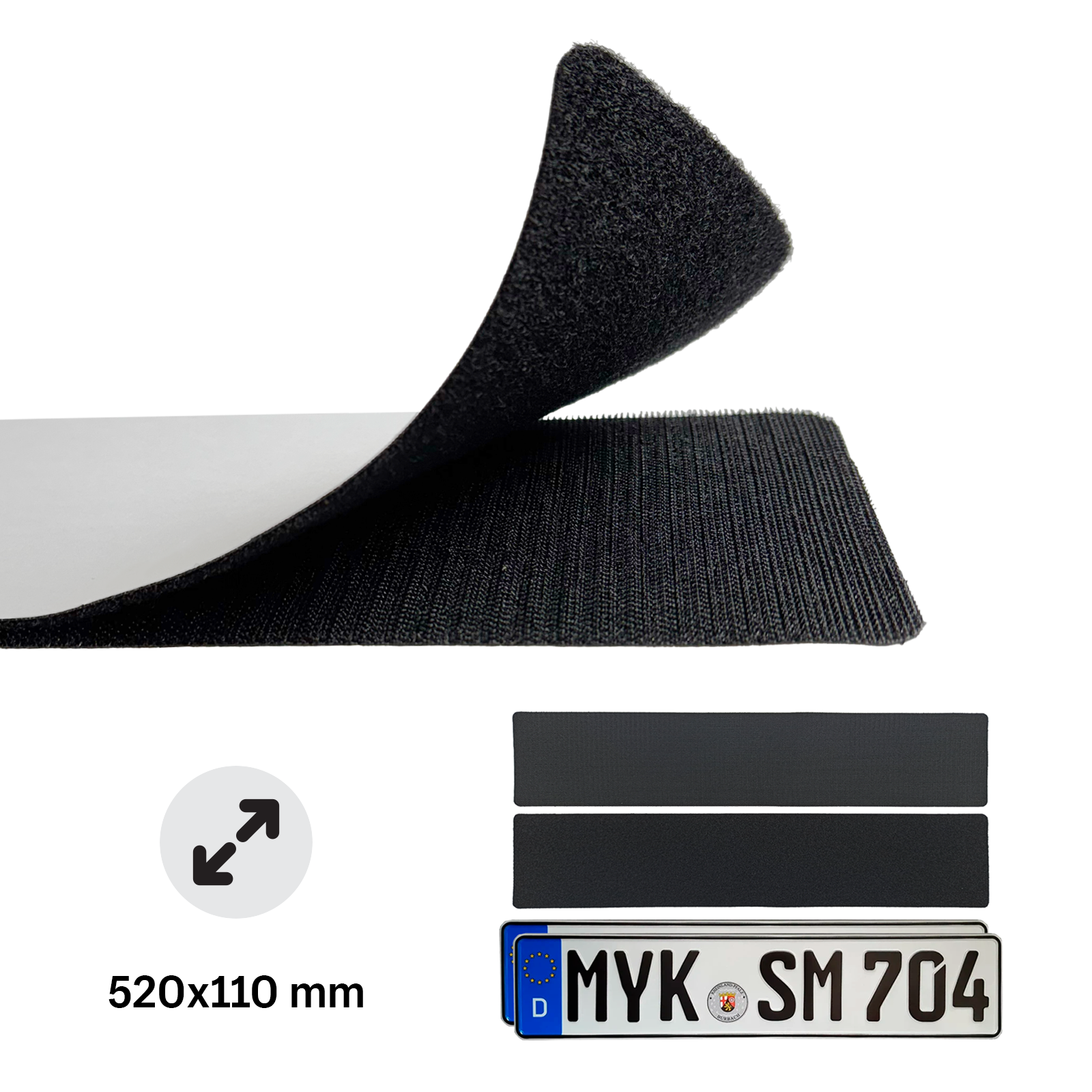 Alite Nanotape™ License Plate Frame for EU & UK (2 plates) - Alite