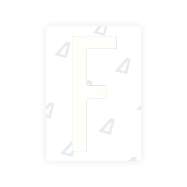 Nanofilm Ecoslick™ for US (Iowa) Moto license plates - Symbol "F"