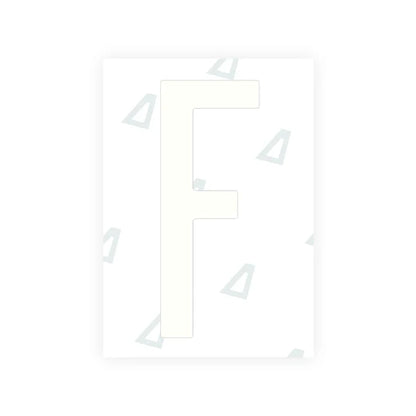 Nanofilm Ecoslick™ for US (Iowa) Moto license plates - Symbol "F"