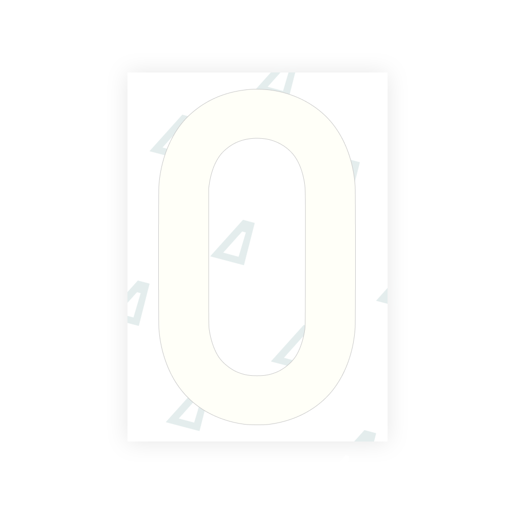 Alite Nanofilm for Finland license plates - Symbol "0" - Alite