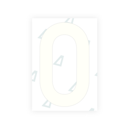Alite Nanofilm for Finland license plates - Symbol "0" - Alite