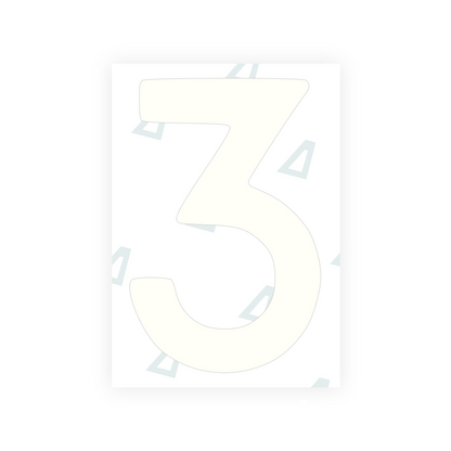 Alite Nanofilm for Finland license plates - Symbol "3"