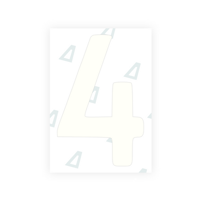 Alite Nanofilm for Finland license plates - Symbol "4" - Alite
