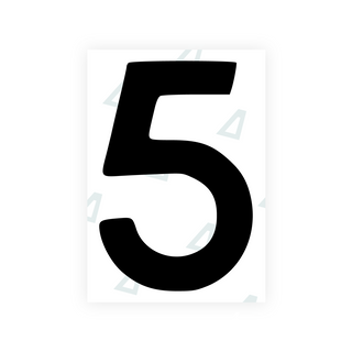 Alite Nanofilm for Finland license plates - Symbol "5" - Alite