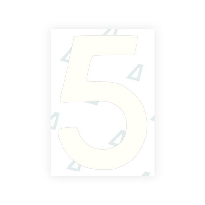 Alite Nanofilm for Finland license plates - Symbol "5" - Alite