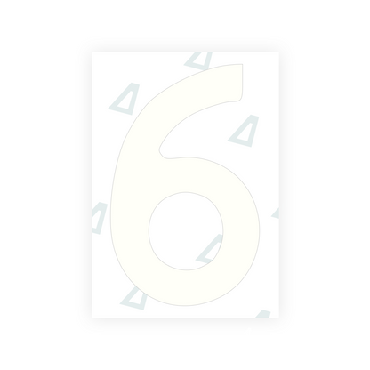 Alite Nanofilm for Finland license plates - Symbol "6" - Alite