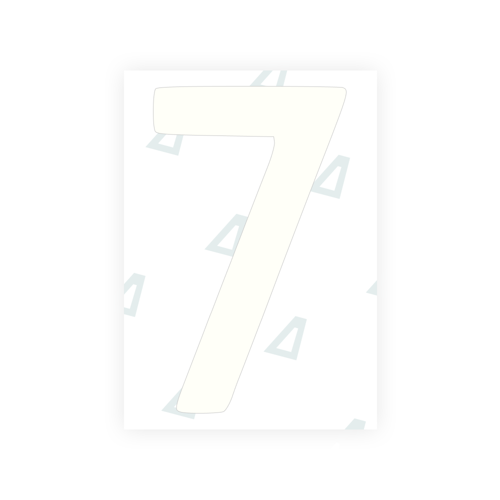 Alite Nanofilm for Finland license plates - Symbol "7" - Alite