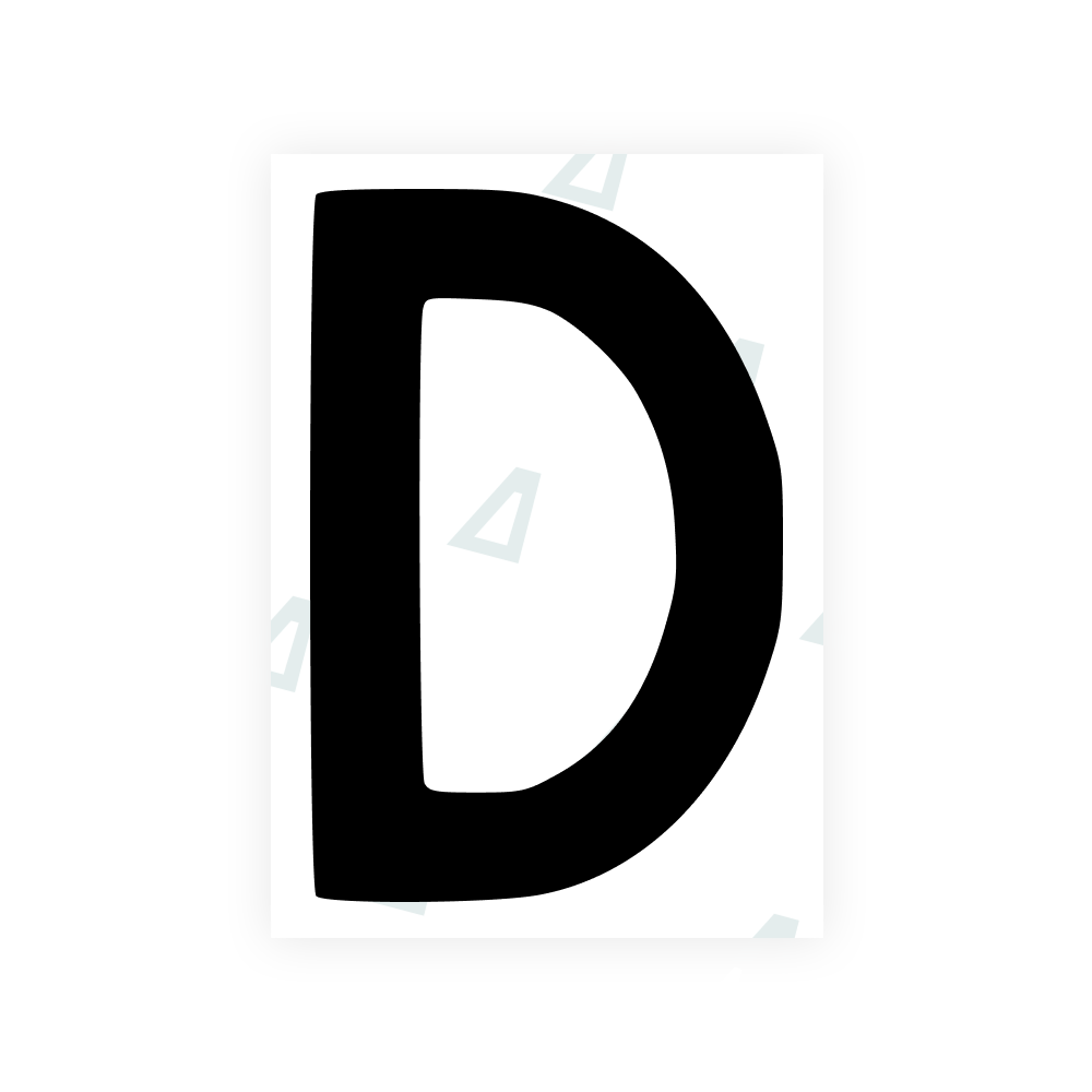 Alite Nanofilm for Finland license plates - Symbol "D" - Alite