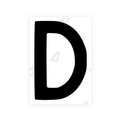 Alite Nanofilm for Finland license plates - Symbol "D" - Alite