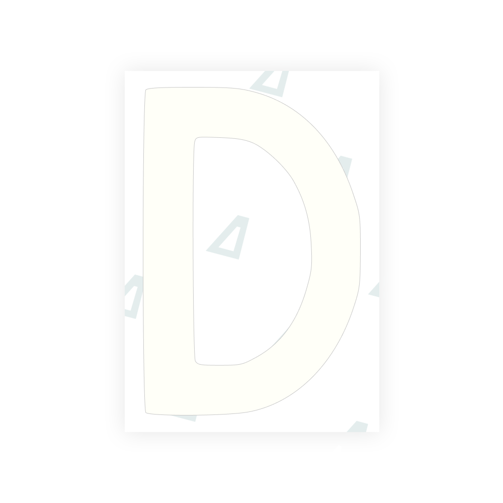 Alite Nanofilm for Finland license plates - Symbol "D" - Alite