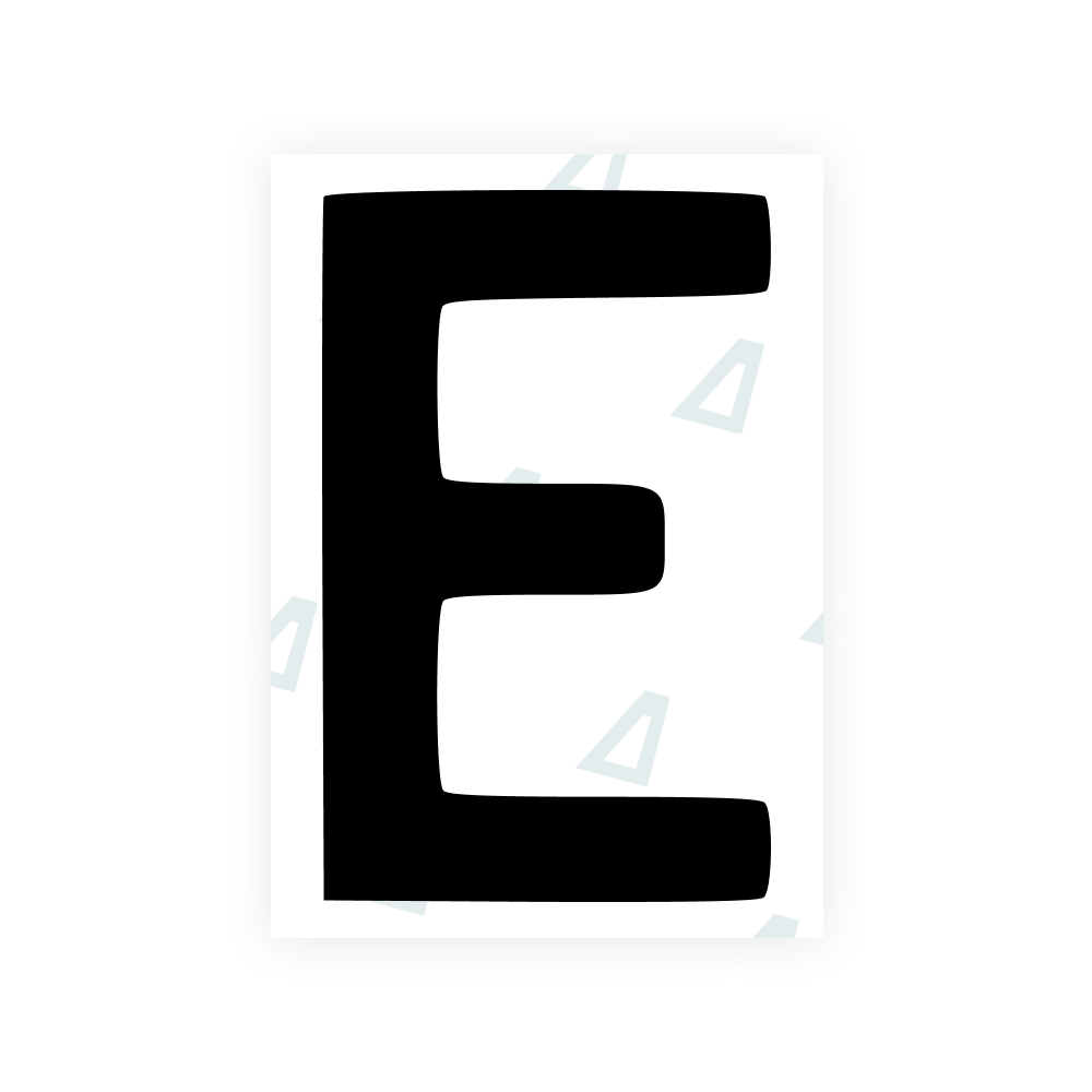 Alite Nanofilm for Finland license plates - Symbol "E" - Alite