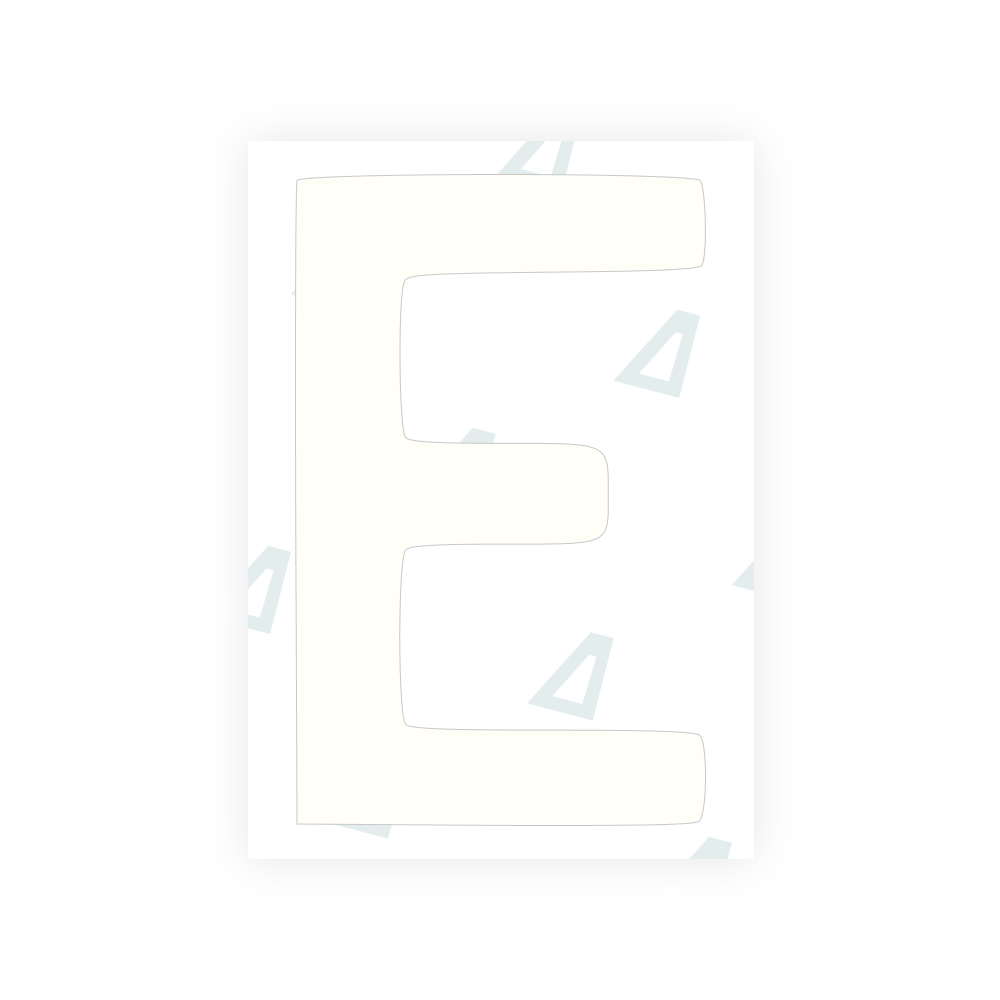 Alite Nanofilm for Finland license plates - Symbol "E" - Alite