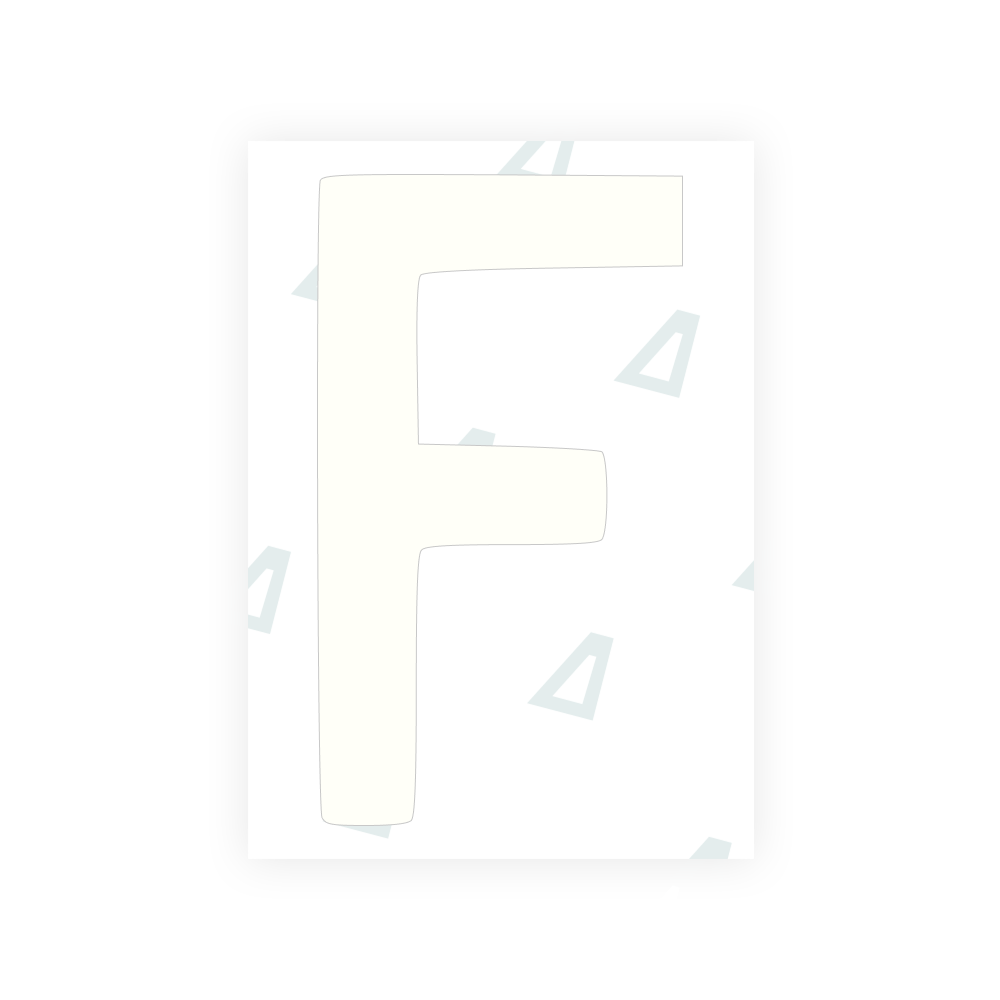 Alite Nanofilm for Finland license plates - Symbol "F" - Alite