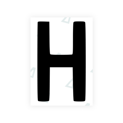 Alite Nanofilm for Finland license plates - Symbol "H" - Alite