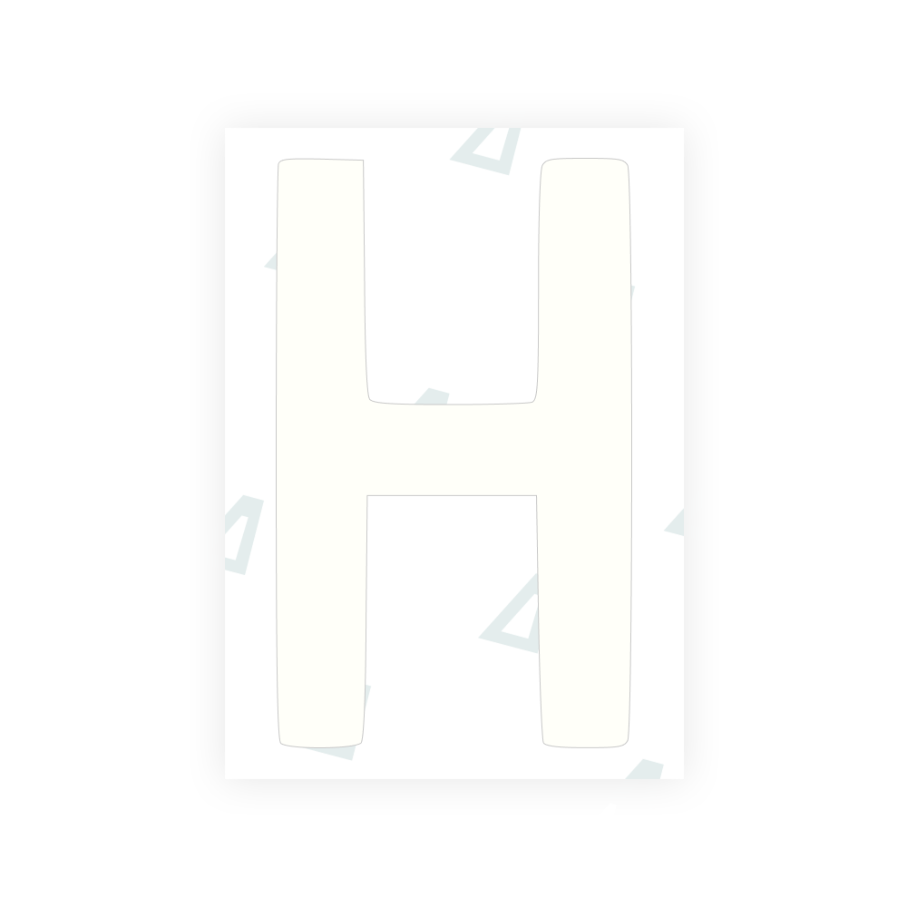 Alite Nanofilm for Finland license plates - Symbol "H" - Alite