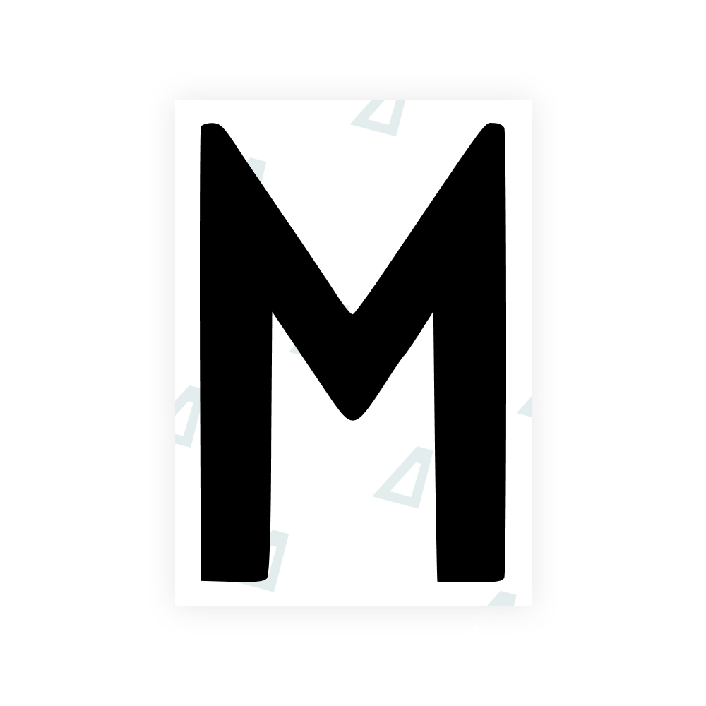 Alite Nanofilm for Finland license plates - Symbol "M" - Alite