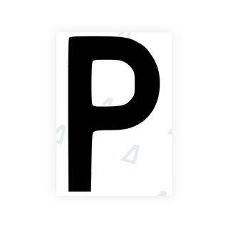 Alite Nanofilm for Finland license plates - Symbol "P" - Alite