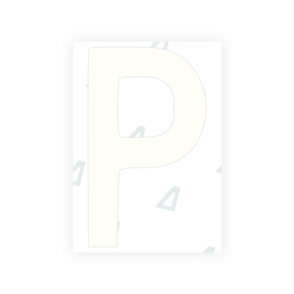 Alite Nanofilm for Finland license plates - Symbol "P" - Alite