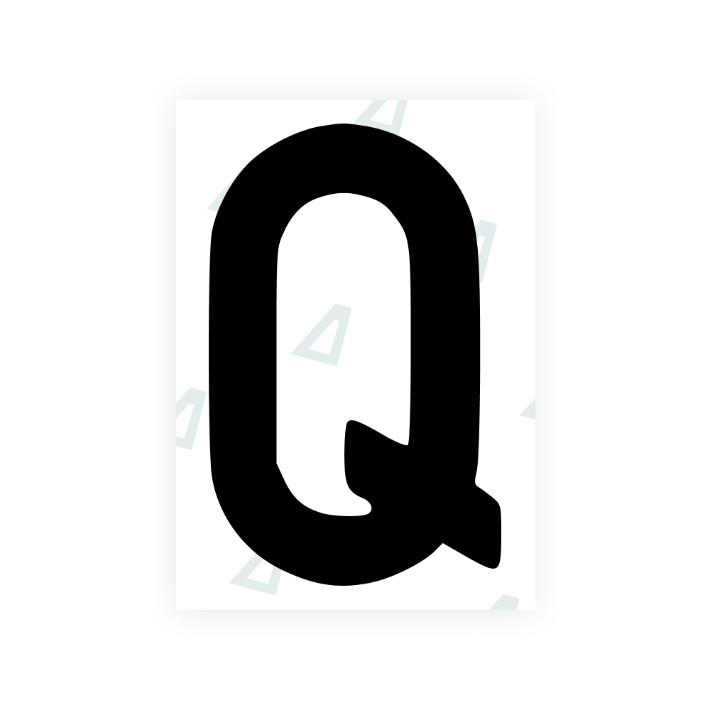 Alite Nanofilm for Finland license plates - Symbol "Q" - Alite