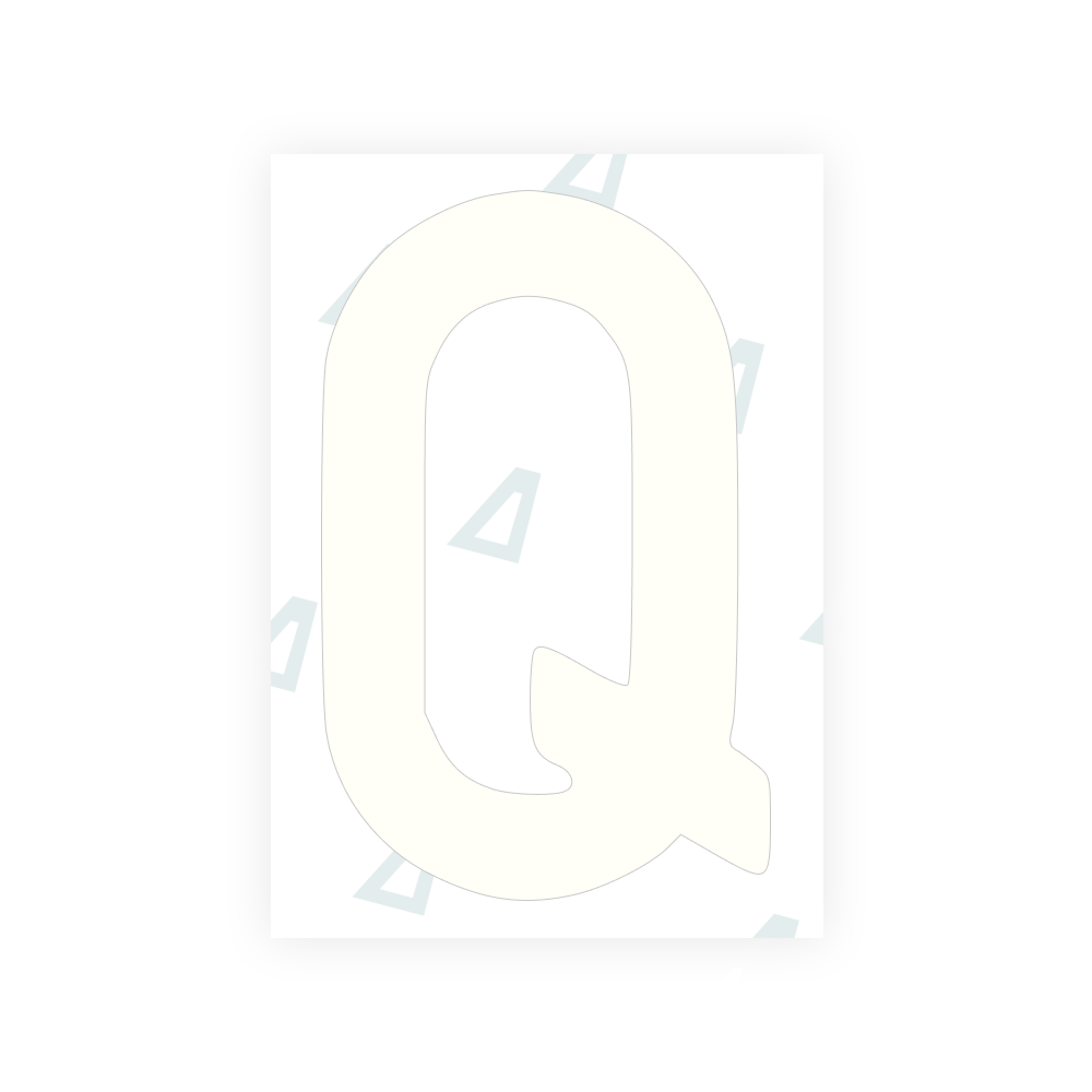 Alite Nanofilm for Finland license plates - Symbol "Q" - Alite