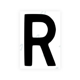 Alite Nanofilm for Finland license plates - Symbol "R" - Alite