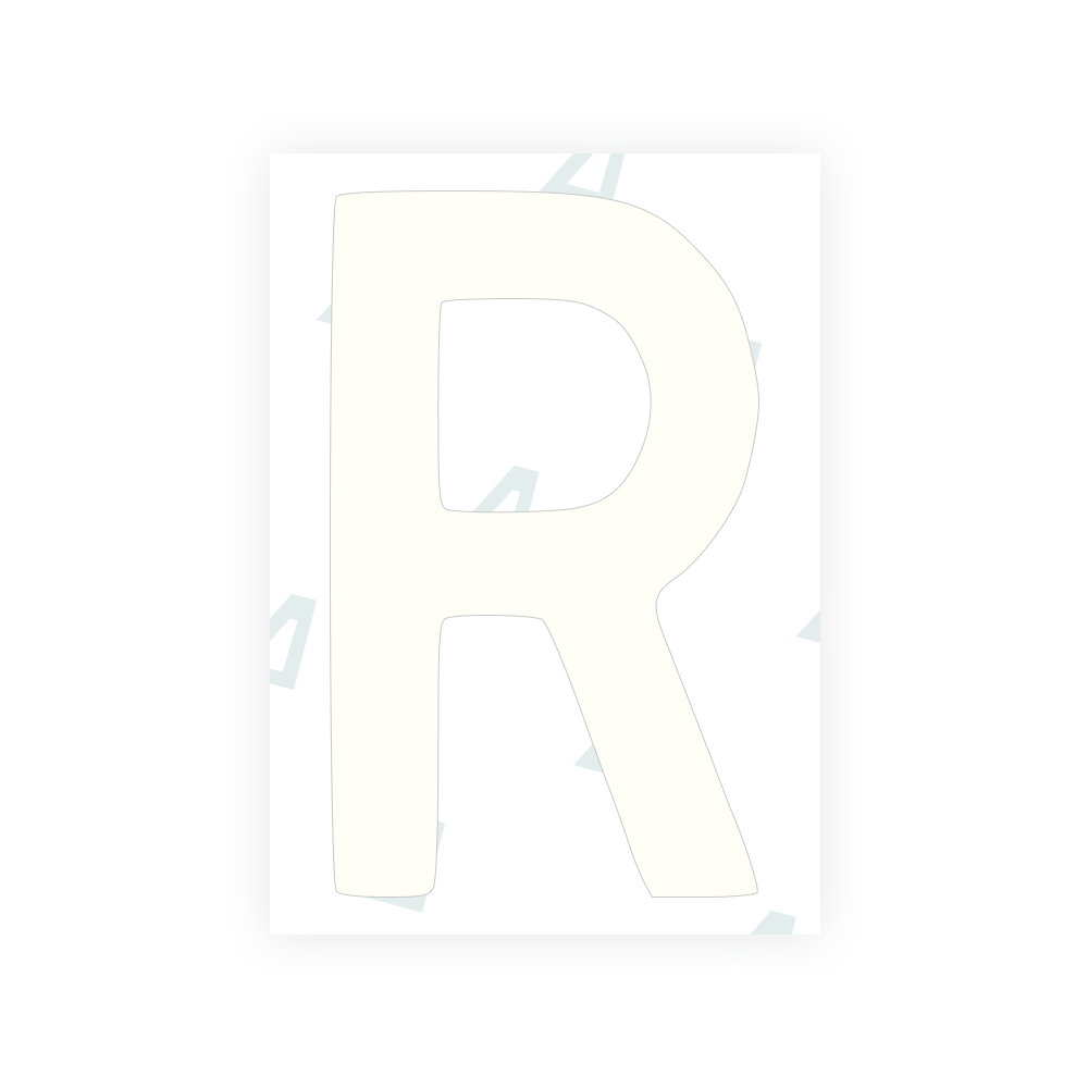 Alite Nanofilm for Finland license plates - Symbol "R" - Alite