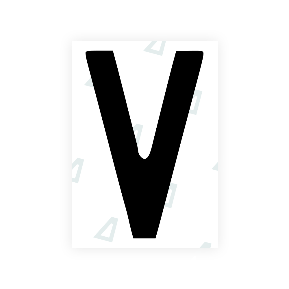 Alite Nanofilm for Finland license plates - Symbol "V" - Alite