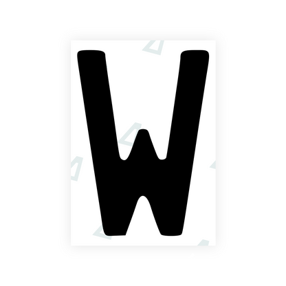 Alite Nanofilm for Finland license plates - Symbol "W" - Alite