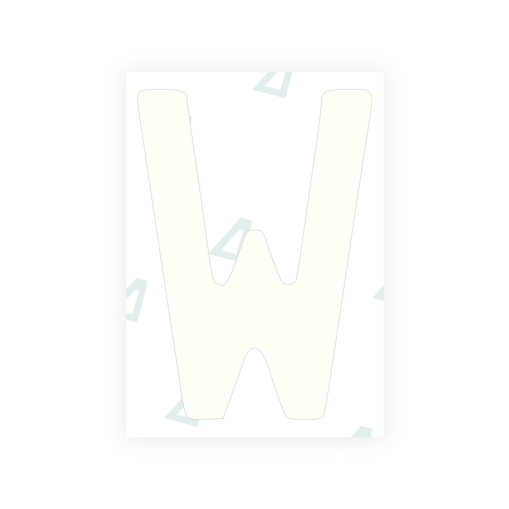 Alite Nanofilm for Finland license plates - Symbol "W" - Alite