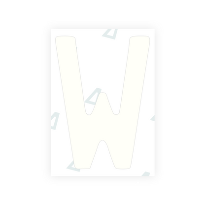 Alite Nanofilm for Finland license plates - Symbol "W" - Alite