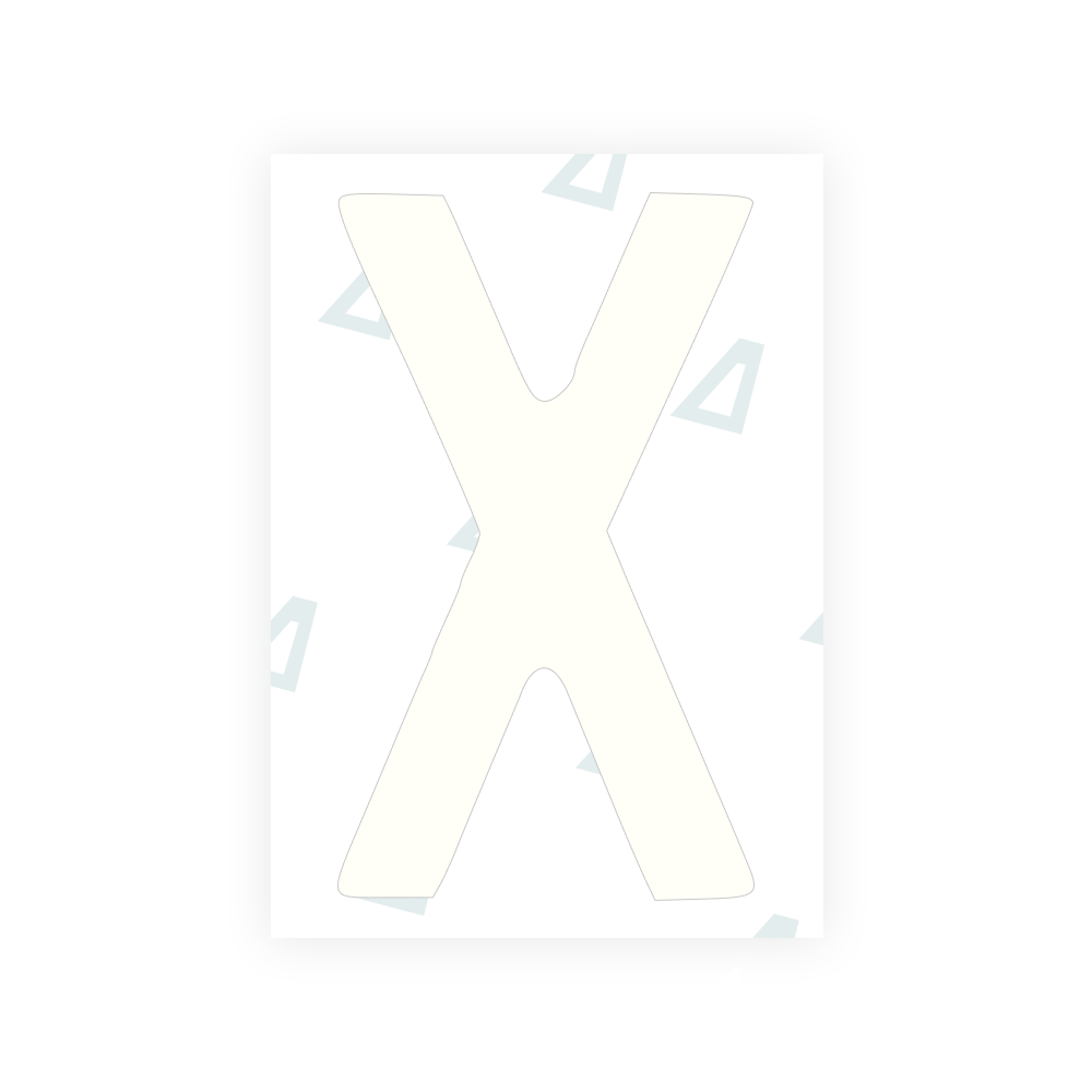 Alite Nanofilm for Finland license plates - Symbol "X" - Alite