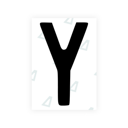 Alite Nanofilm for Finland license plates - Symbol "Y" - Alite