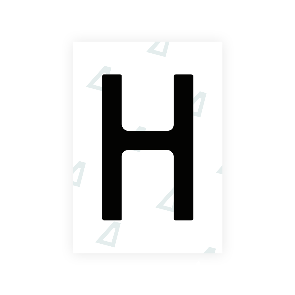 Nanofilm Ecoslick™ for Chile 2014 license plates - Symbol "H"