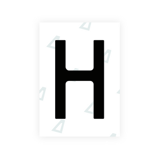 Nanofilm Ecoslick™ for Chile 2014 license plates - Symbol "H"