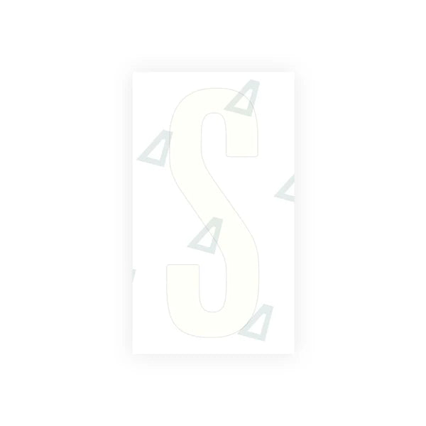 Nanofilm Ecoslick™ for US (Iowa) Moto license plates - Symbol "S"
